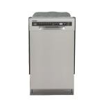Kucht K7740D Professional 18" Front Control Dishwasher, Stainless Steel