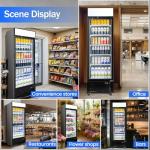 BINGERMA Commercial Display Refrigerator with Glass Door 12 Cu.ft Merchandiser Beverage Cooler Bar Black Drink Fridge for Convenience Stores, Supermarkets,Bars,Offices