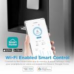 Midea MRF29D6AST 29.3 Cu. Ft. Stainless 3-Door French Door Smart Refrigerator