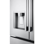 LG 24 cu. ft. Counter Depth MAX Zero Clearance 3-Door French Door Refrigerator with Craft Ice in PrintProof Stainless Steel LF24Z6530S