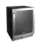 Frigidaire, 24" Wide 5.1 Cu Ft Capacity, Built-in Under Counter Beverage Fridge, Glass Front
