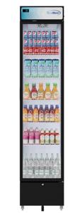 KoolMore 17 in. Slim Commercial Merchandiser Display Refrigerator 7 Cu. Ft. in Black, ETL Listed (KM-MDR-17S)