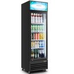BODEGACOOLER Beverage Refrigerator and Cooler, Commercial Refrigerators with 4 shelves, Commercial Fridge with Soft LED Light. Merchandiser Refrigerators as Black Bar Cooler For Party, 9.0 Cu. Ft .