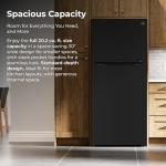 Kenmore 30" Top Mount Refrigerator with Freezer - Adjustable Shelving, Humidity-Controlled Crispers, LED Lighting, ENERGY STAR Certified, Garage Ready, 20.2 cu. ft. Capacity - Black