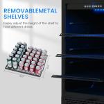 24 Inch Beverage Refrigerator, Stainless Steel Beverage Fridge, Under Counter Beer Mini Fridge, Indoor/Outdoor Refrigerator Cooler for 190 Cans, Beverage Cooler for Patio/Kitchen/Party