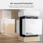 Yeego Wine and Beverage Refrigerator 24", Dual Zone Beverage Cooler Wine Fridge with Upgrade Quiet Cooling, Anti-UV Glass Door, 20 Bottles & 60 Cans Large Capacity, Built-in/Freestanding/Undercounter