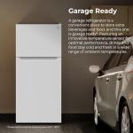 Kenmore 30" Top Mount Refrigerator with Freezer - Adjustable Shelving, Humidity-Controlled Crispers, LED Lighting, ENERGY STAR Certified, Garage Ready, 18.1 cu. ft. Capacity - White