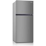 THFRIONE 30“ Top Freezer Refrigerator with 17.6 Cu. Ft.Capacity, Adjustable Thermostat Control, Full Size Freestanding Frost Free Fridge for Garage/Office/Home/Apartment, Stainless Steels Grey