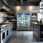 ORIKOOL 54" W Commercial Glass-Door Reach-In Refrigerator - Tempered Glass Double Door Fridge, 46 Cu.ft Capacity, 6 Adjustable Shelves, Auto Defrost, Digital thermostat control, LED Lighting