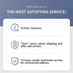 ICECASA 48" W Commercial Refrigerator Worktop Undercounter Refrigerator 2 Door Stainless Steel Counter Fan Cooling Refrigerator 13 Cu.ft for Restaurant, Bar, Shop, etc