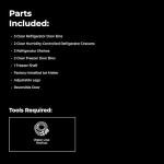 Kenmore 33 in. 20.4 cu. ft Capacity Refrigerator/Freezer with Full-Width Adjustable Glass Shelving, Humidity Control Crispers, Ice Maker, ENERGY STAR Certified, Black