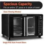 Black Gourmia French Door Air Fryer Oven