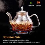 1200mL Glass Teapot with Removable Infuser