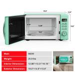 Galanz Retro Green Countertop Microwave Oven