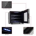 12-Bottle Countertop Wine Cooler with Digital Control