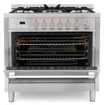 COSMO 36" Gas Range with 5 Burner Cooktop