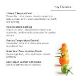 Panasonic 7-in-1 Compact Oven- NU-SC180B