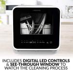 Farberware Portable Countertop Dishwasher with 5 Programs