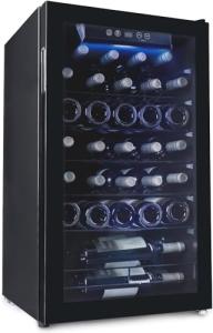 Honeywell H34WCB Black Wine Cooler