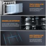 AMZCHEF 3-Burner RV Gas Oven and Stove