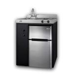 Summit 30" All-In-One Kitchenette with Refrigerator, Cooktop, Sink