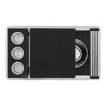 Ruvati 33" Undermount Two-Tiered Kitchen Sink
