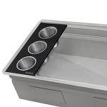 Ruvati 33" Undermount Two-Tiered Kitchen Sink