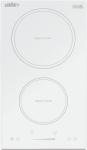Summit 12" 2-Zone Induction Cooktop - White