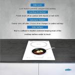 Summit 12" 2-Zone Induction Cooktop - White
