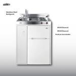 Summit 30" All-In-One Kitchenette with Refrigerator and Cooktop