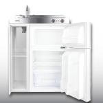 Summit 30" All-In-One Kitchenette with Refrigerator and Cooktop