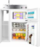 Summit 30" All-In-One Kitchenette with Refrigerator and Cooktop
