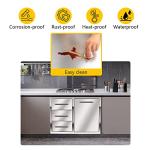 BBQ Access Trash Drawer Combo with Stainless Steel