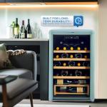 Classic Retro Electric Wine Cooler for 28 Bottles