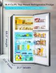 BLACK+DECKER 16.4 Cu. Ft. Top Mount Refrigerator