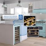 Classic Retro Electric Wine Cooler for 28 Bottles