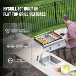 Hygrill 30-Inch Liquid Propane Outdoor Griddle