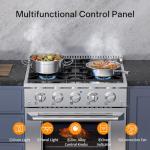 Empava 30-Inch Gas Range with 4 Ultra High-Low Burners