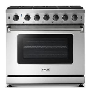 THOR Kitchen 36-Inch Stainless Steel Gas Range