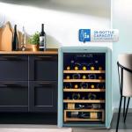 Classic Retro Electric Wine Cooler for 28 Bottles