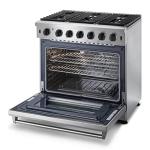 THOR Kitchen 36-Inch Stainless Steel Gas Range