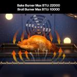 Empava 30-Inch Gas Range with 4 Ultra High-Low Burners