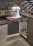 Mixer Appliance Lift System with Shelf for Cabinets