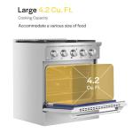 Empava 30-Inch Gas Range with 4 Ultra High-Low Burners