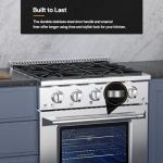 Empava 30-Inch Gas Range with 4 Ultra High-Low Burners