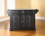 Crosley Alexandria Rolling Kitchen Island with Granite Top
