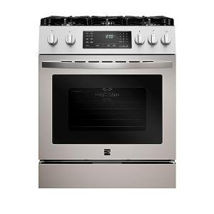 Kenmore 4.8 cu ft Gas Range, Stainless Steel