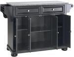 Crosley Alexandria Rolling Kitchen Island with Granite Top