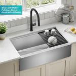 KRAUS Kore Workstation Single Bowl Sink with Accessories