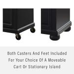 Crosley Alexandria Rolling Kitchen Island with Granite Top